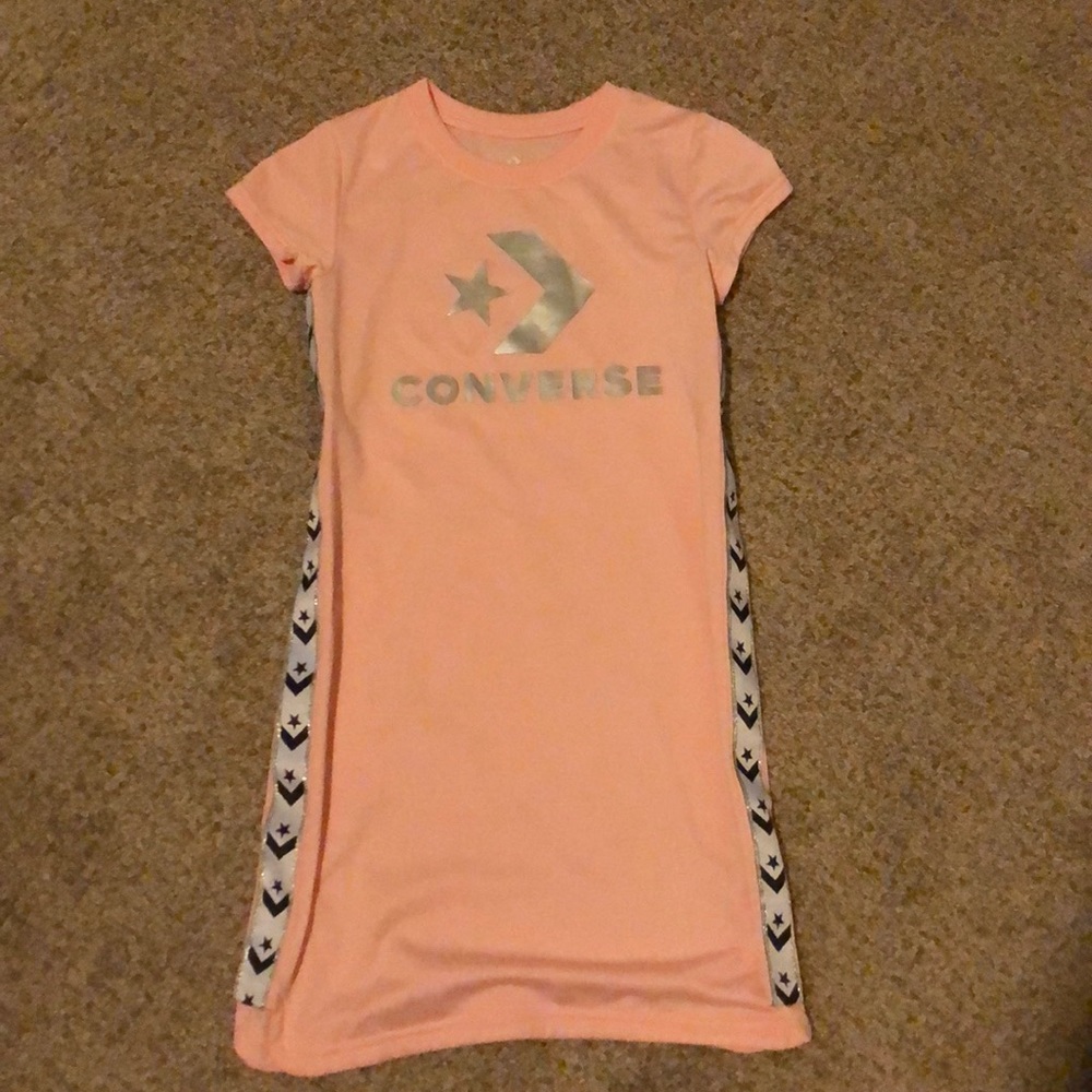 Pink converse dress kids size medium